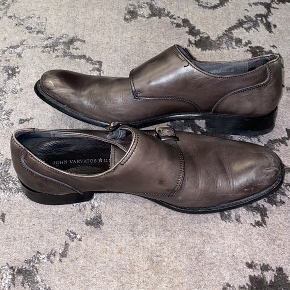 John Varvatos distressed monk strap shoes - Picture 5 of 5